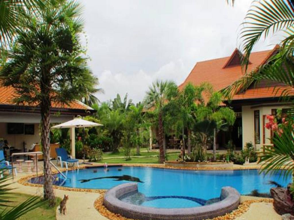 Relaxing Palm Pool Villa And Tropical Garden Bang Lamung Bilik gambar