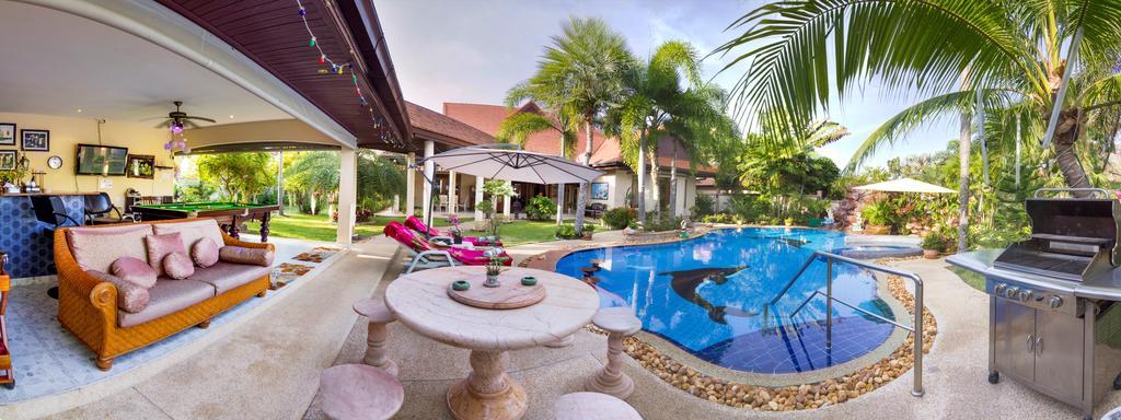 Relaxing Palm Pool Villa And Tropical Garden Bang Lamung Luaran gambar